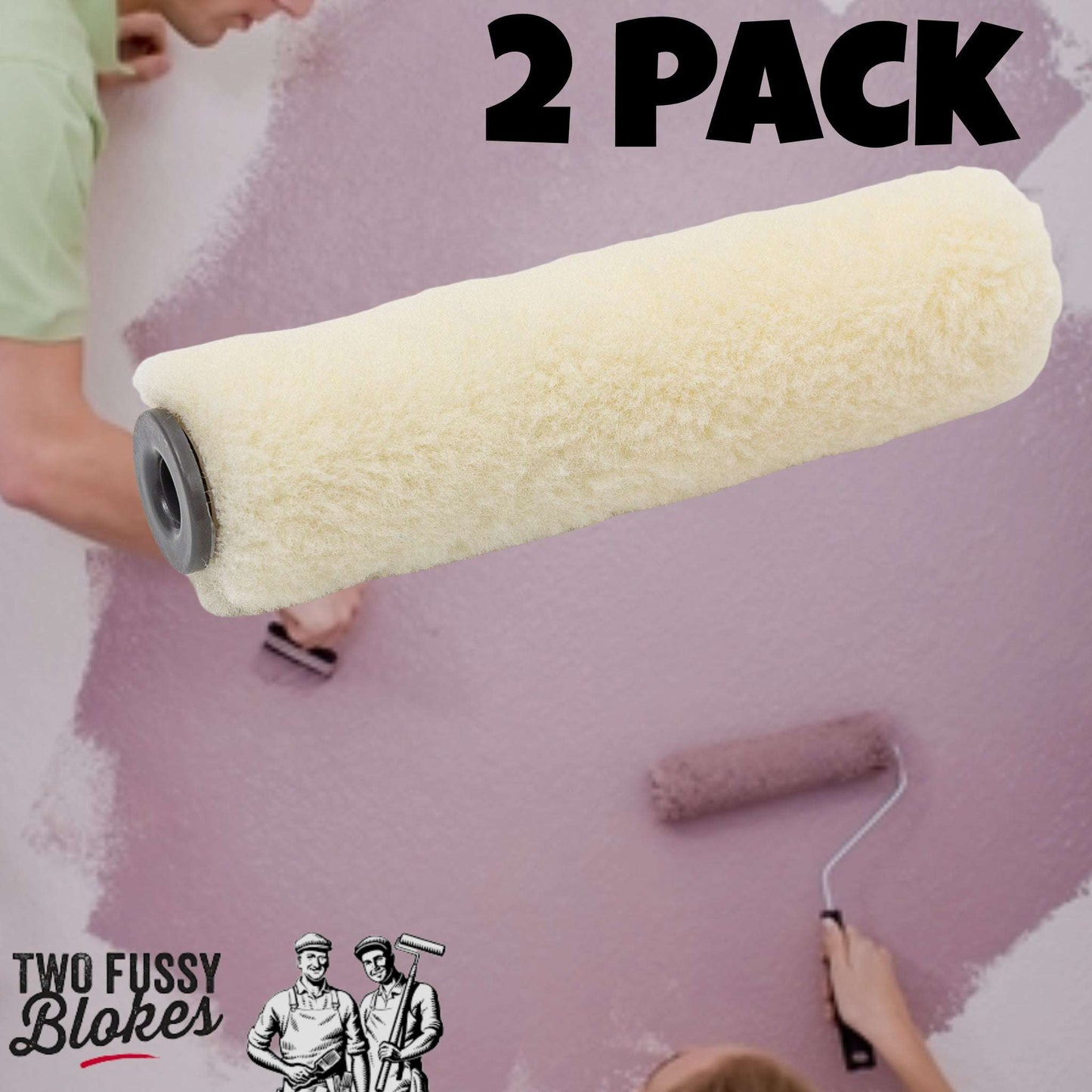 100mm Mini-Roller Mohair Paint Roller Sleeve -5mm Nap (Each) From Two Fussy Blokes