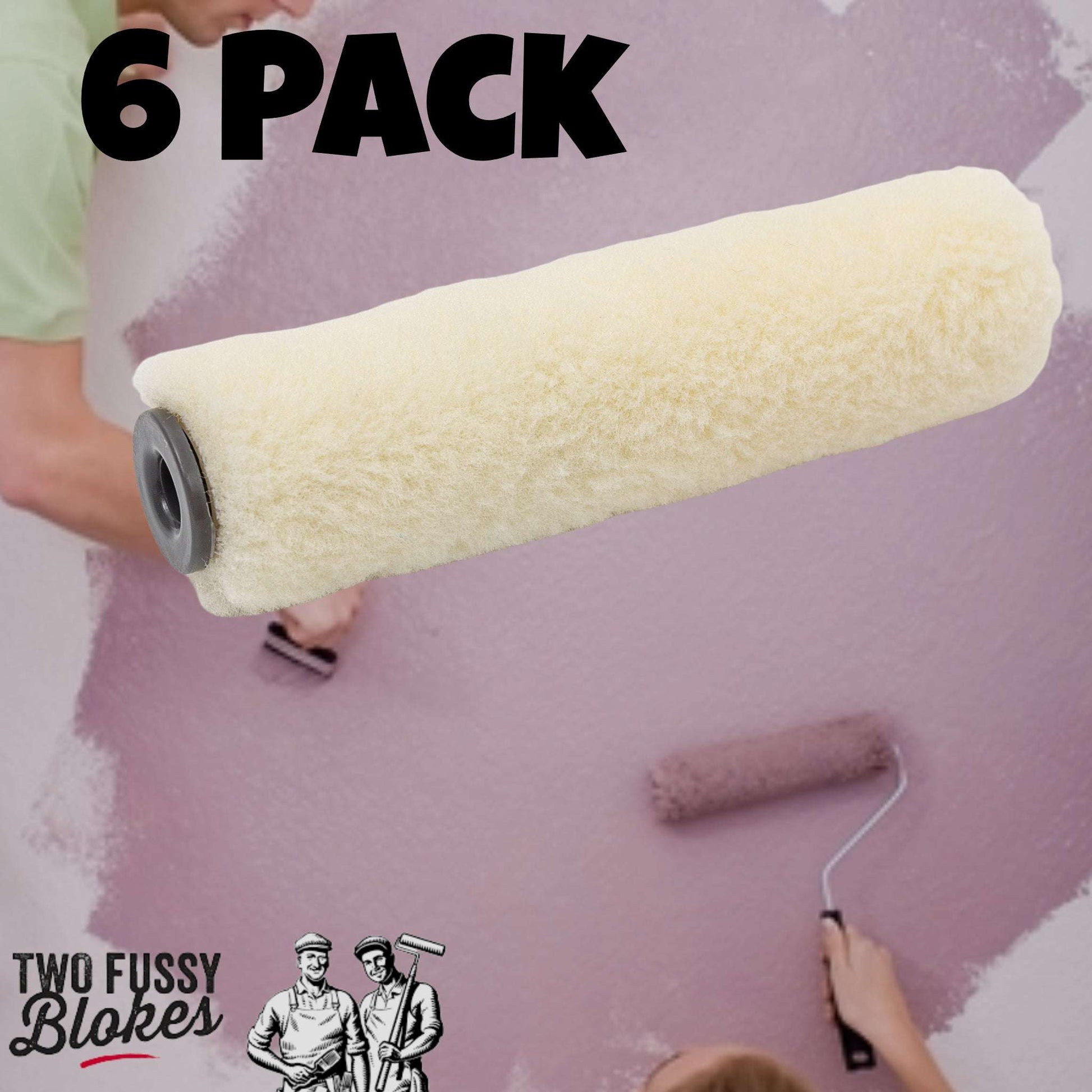 100mm Mini-Roller Mohair Paint Roller Sleeve -5mm Nap (Each) From Two Fussy Blokes