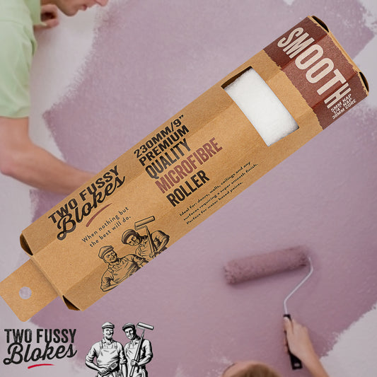 230mm Microfibre Paint Roller Sleeve -Smooth 5mm Nap From Two Fussy Blokes
