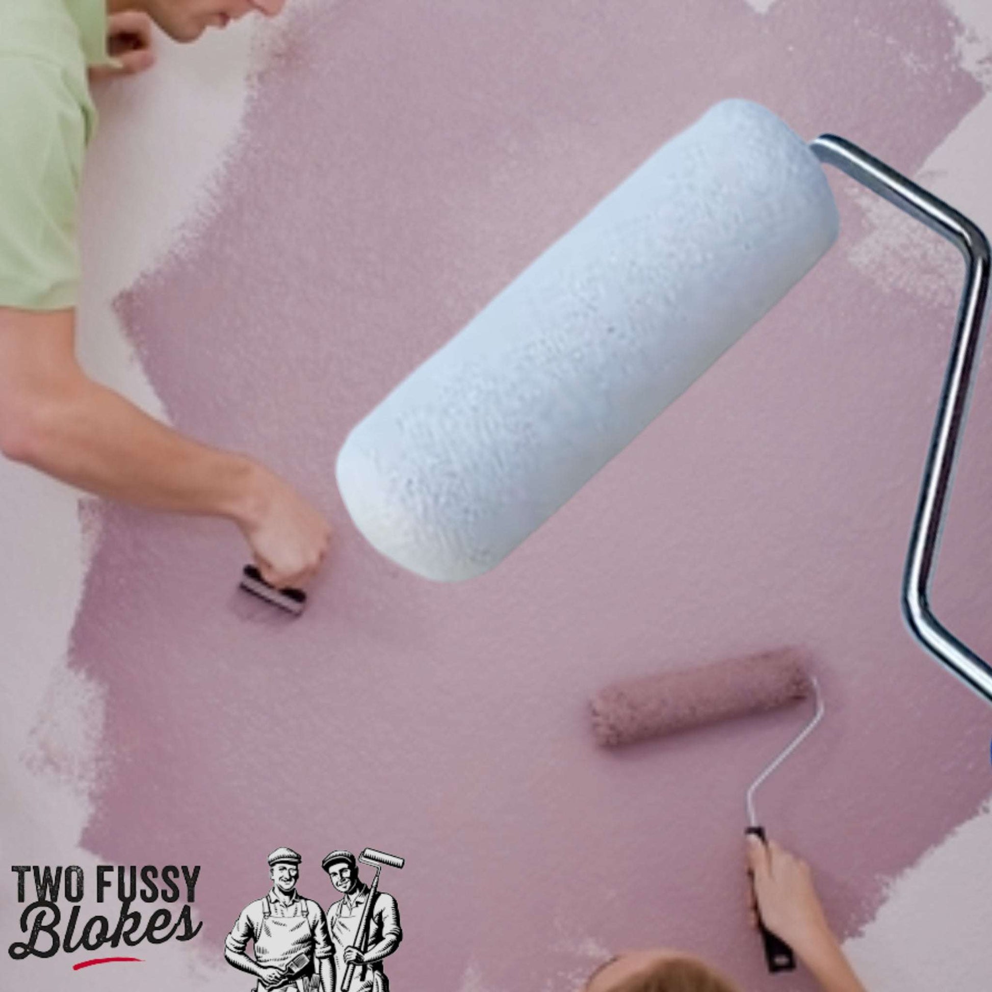 100mm Microfibre Paint Mini-Roller Sleeve 10 Pack -Smooth 5mm Nap From Two Fussy Blokes