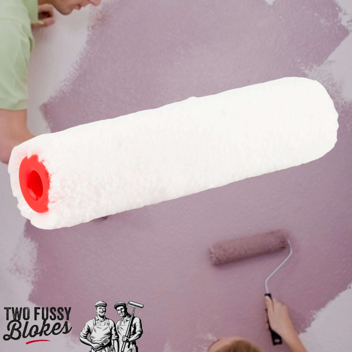 100mm Microfibre Paint Mini-Roller Sleeve EACH-Smooth 5mm Nap From Two Fussy Blokes