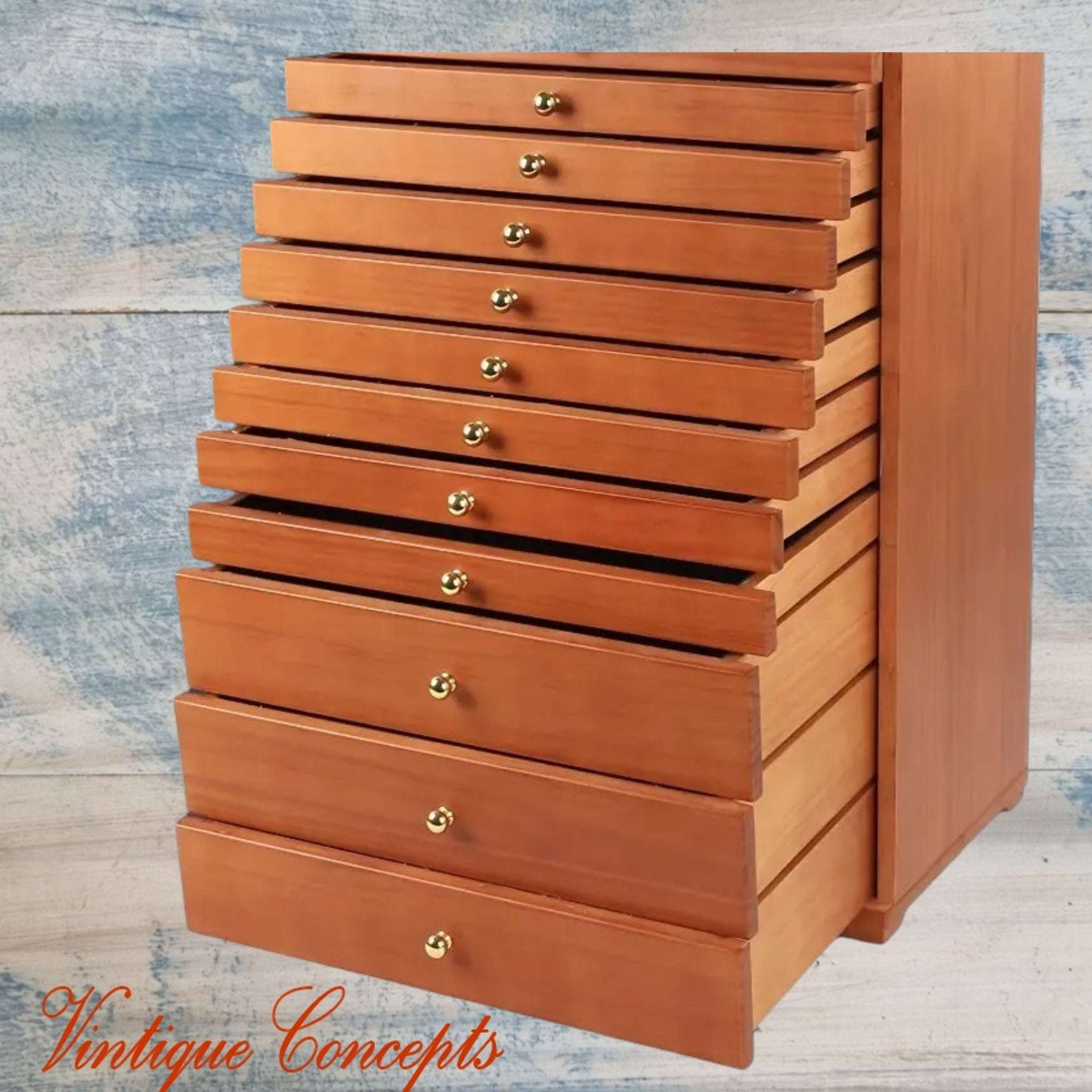 Antique Brass "MINIATURE" jewelry box vintage knob 8mm dia