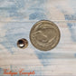 Antique Brass "MINIATURE" jewelry box vintage knob 8mm dia