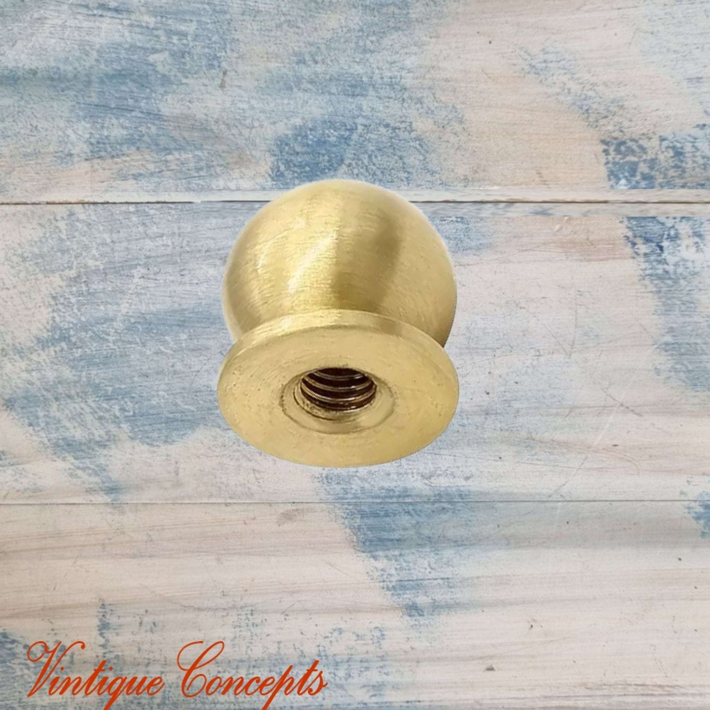 Antique Solid Brass premium jewelry box vintage knob 12mm dia