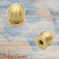 Antique Solid Brass premium jewelry box vintage knob 12mm dia