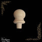 Woodcraft miniature ball wood finial 22mm x 13mm