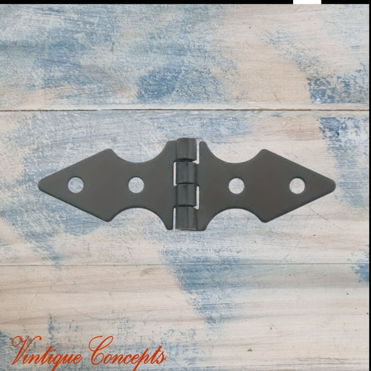 Rustic barn Black Butt Hinge 79mm long for Furniture