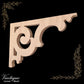 Carved wooden Lace Fretwork Corner -(FW30) 285mm x 205mm