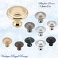 Mayfair cupola Solid Brass Cabinet knob 32mm Dia (various finishes)
