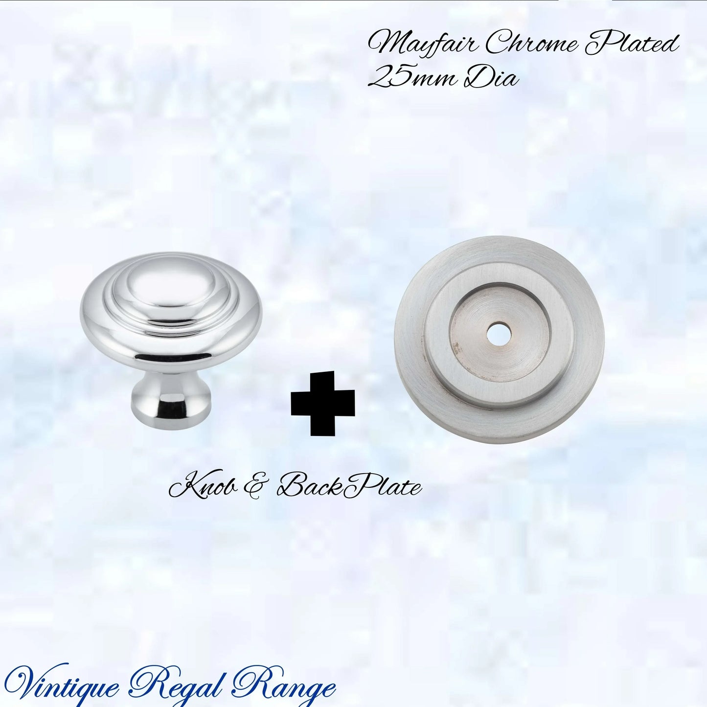 Mayfair cupola Solid Brass Cabinet knob 25mm Dia (various finishes) - Vintique Concepts