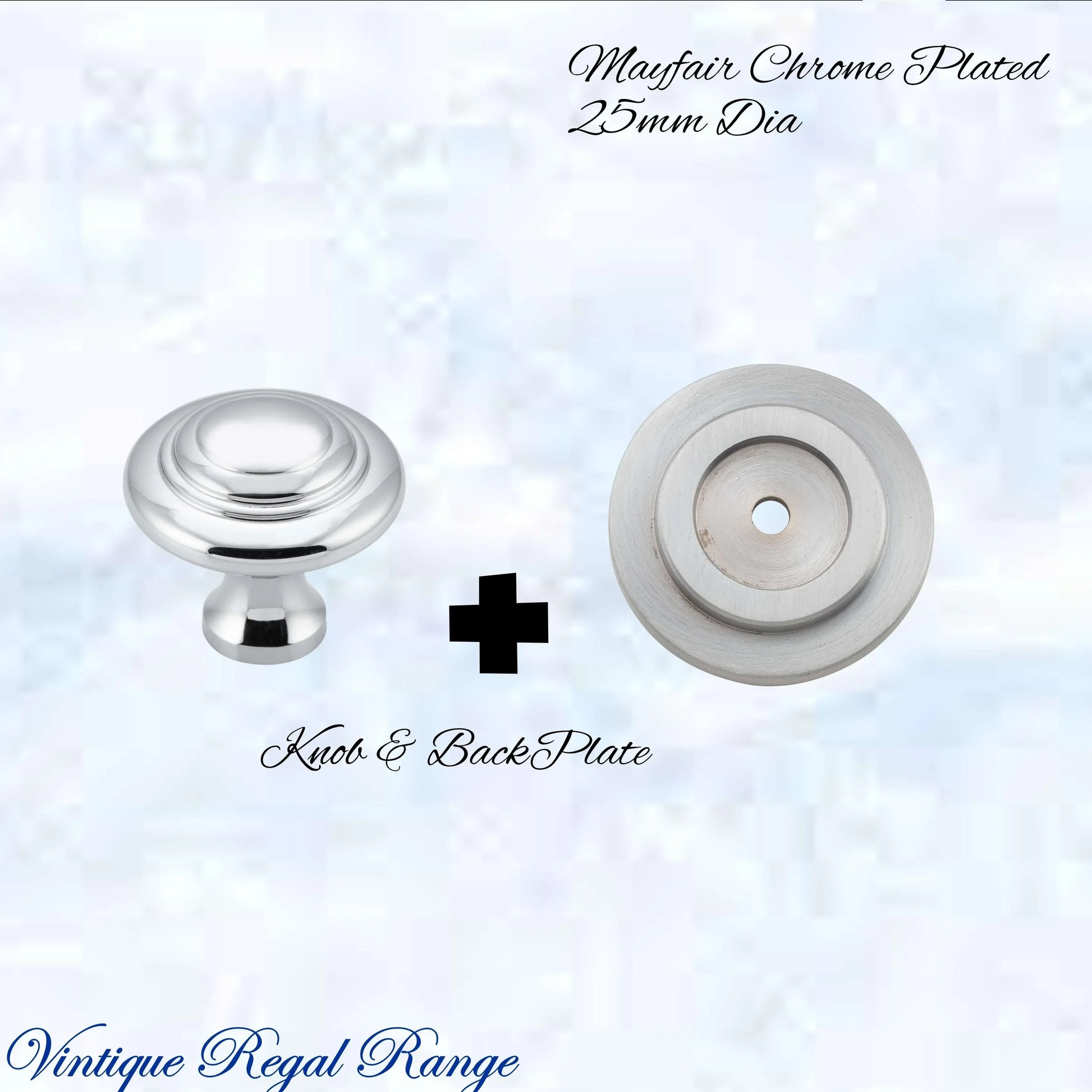 Mayfair cupola Solid Brass Cabinet knob 25mm Dia (various finishes) - Vintique Concepts