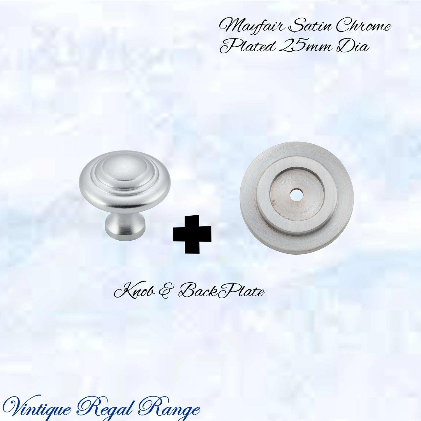 Mayfair cupola Solid Brass Cabinet knob 25mm Dia (various finishes) - Vintique Concepts