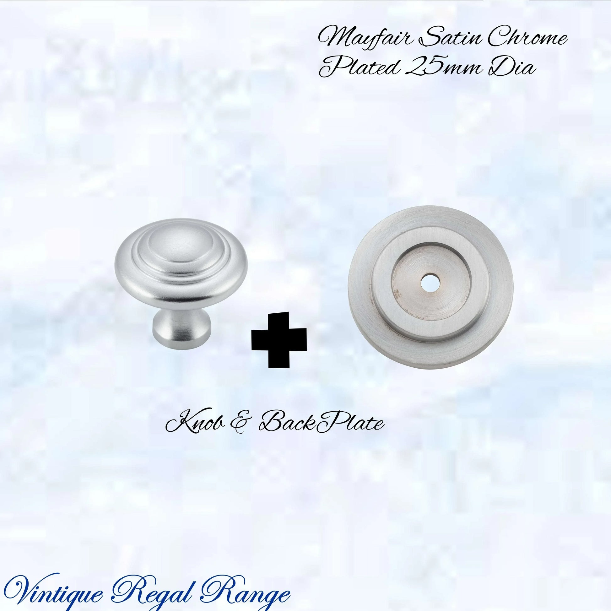 Mayfair cupola Solid Brass Cabinet knob 25mm Dia (various finishes) - Vintique Concepts
