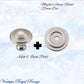 Mayfair cupola Solid Brass Cabinet knob 25mm Dia (various finishes) - Vintique Concepts