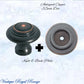 Mayfair cupola Solid Brass Cabinet knob 32mm Dia (various finishes) - Vintique Concepts