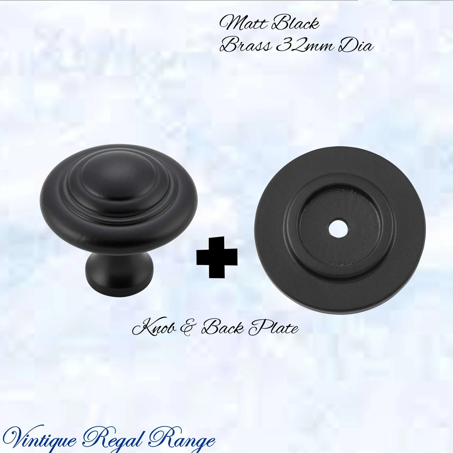 Mayfair cupola Solid Brass Cabinet knob 32mm Dia (various finishes) - Vintique Concepts