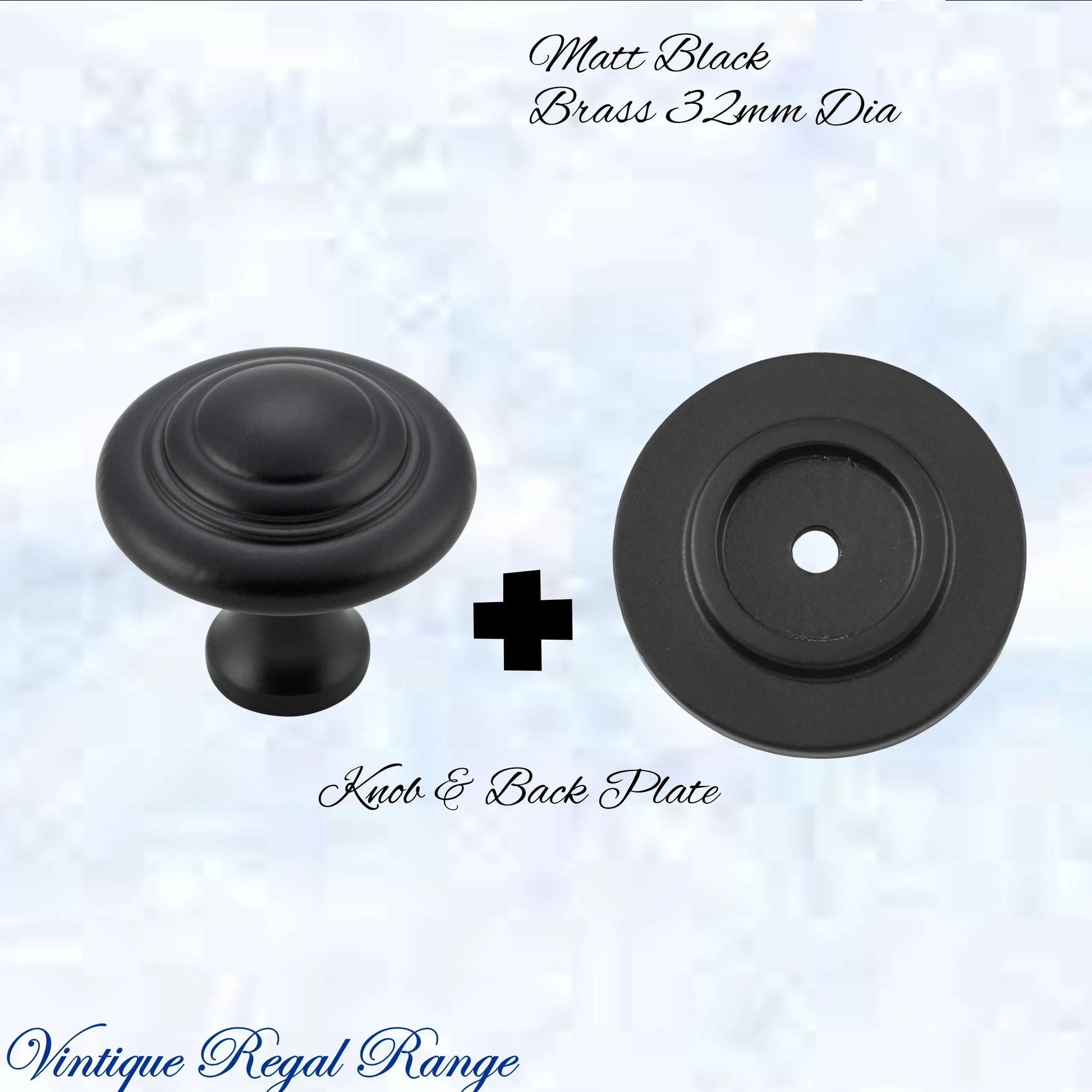 Mayfair cupola Solid Brass Cabinet knob 32mm Dia (various finishes) - Vintique Concepts