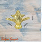 Antique Metal Feet for Jewelry Boxes -Gold finish - Small Decorative Feet (Set of 4)