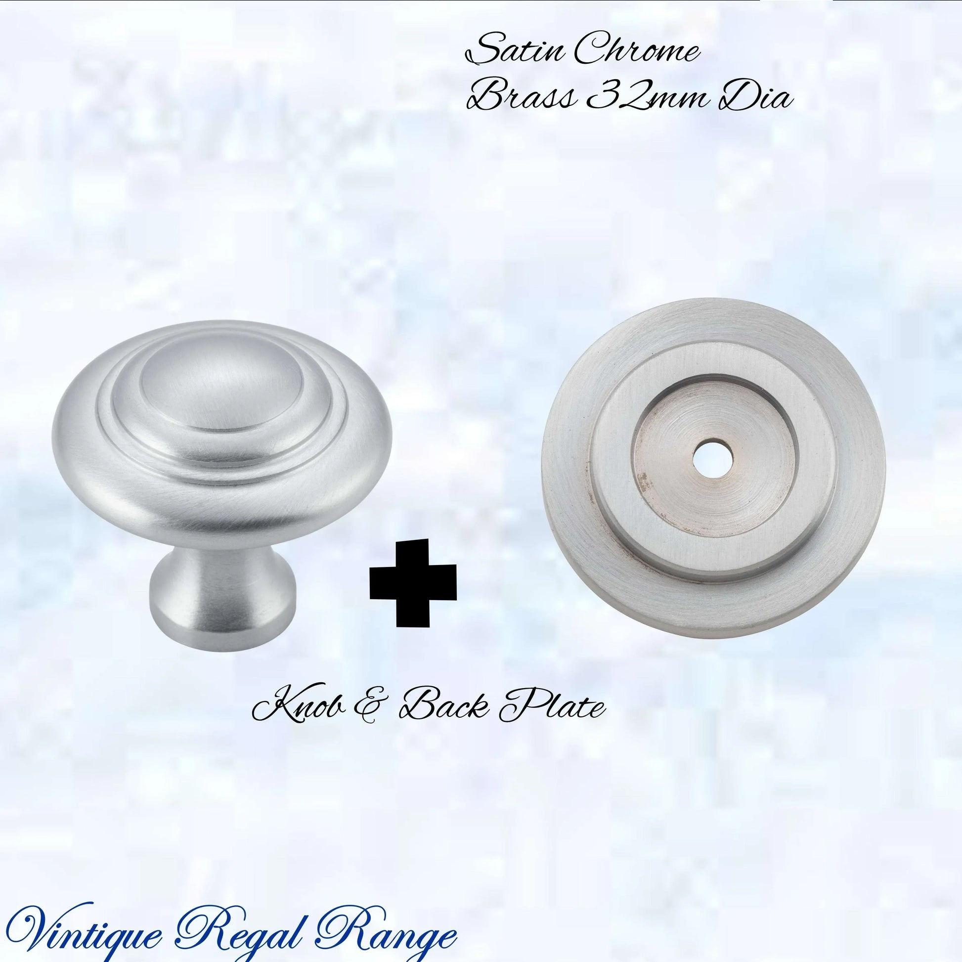Mayfair cupola Solid Brass Cabinet knob 32mm Dia (various finishes) - Vintique Concepts