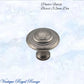 Mayfair cupola Solid Brass Cabinet knob 32mm Dia (various finishes) - Vintique Concepts
