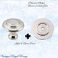 Mayfair cupola Solid Brass Cabinet knob 32mm Dia (various finishes) - Vintique Concepts