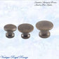 "Scatola" jewelery box premium Antiqued brass Knobs (3 sizes) - Vintique Concepts