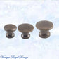 "Scatola" jewelery box premium Antiqued brass Knobs (3 sizes) - Vintique Concepts
