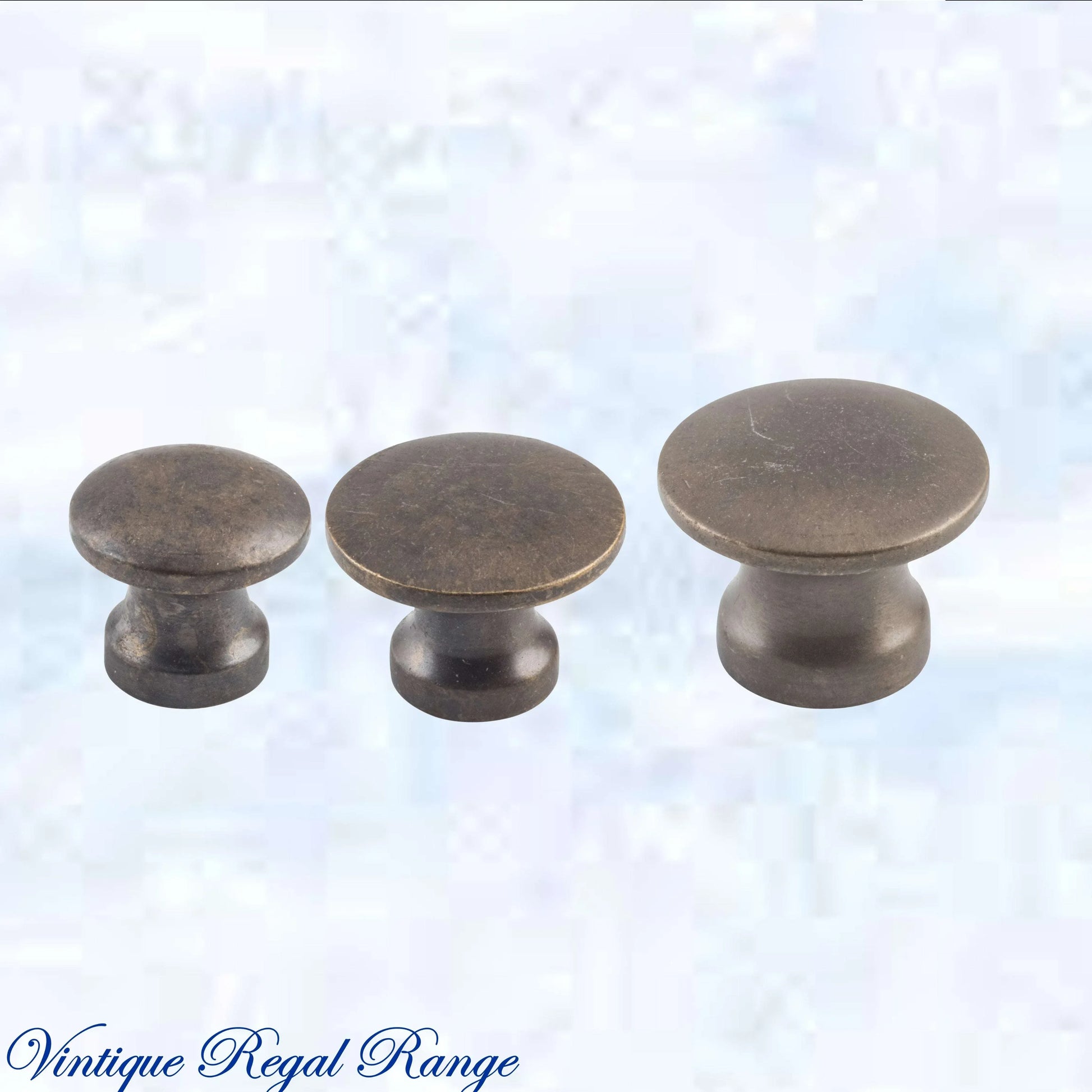 "Scatola" jewelery box premium Antiqued brass Knobs (3 sizes) - Vintique Concepts