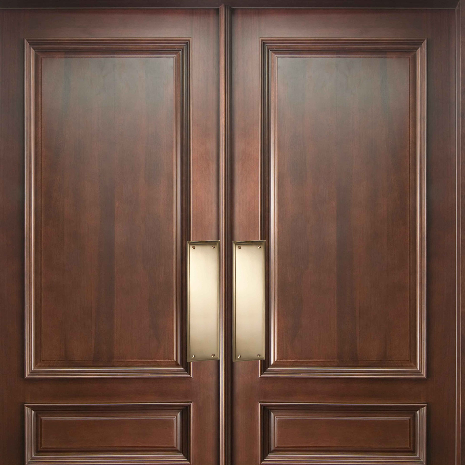 Matt Black MODENA Brass Push Plate 300mm x 75mm