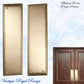 Polished Brass MODENA Polished brass Push Plate 300mm x 75mm - Vintique Concepts