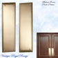 Polished Brass MODENA Polished brass Push Plate 300mm x 75mm
