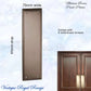 Antiqued Brass MODENA Polished brass Push Plate 300mm x 75mm - Vintique Concepts