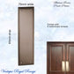 Antiqued Brass MODENA Polished brass Push Plate 300mm x 75mm