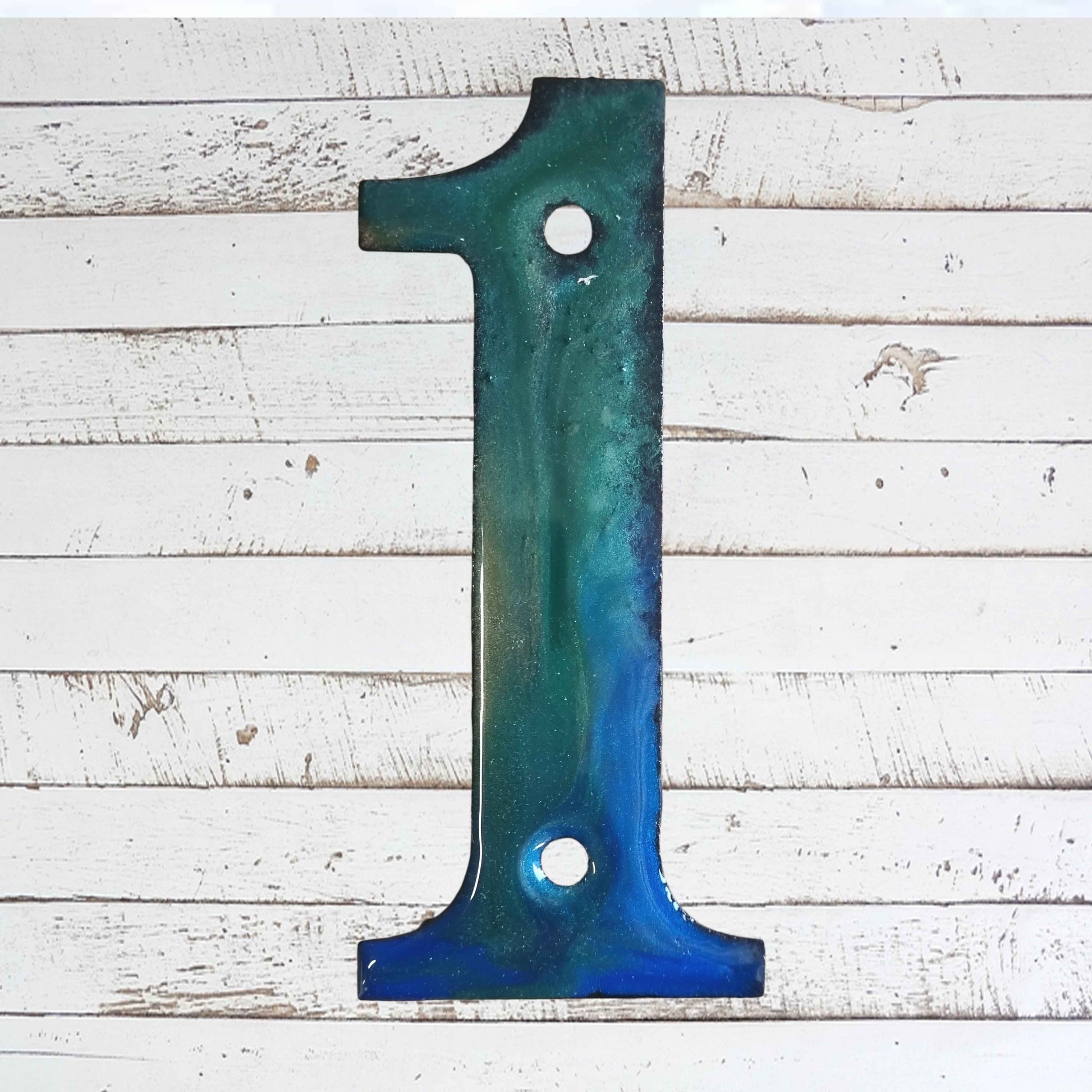 200mm Epoxy Coated House and letter box Numbers & letters