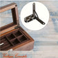Bronze Small Jewelry Box Quadrant Hinge 32mm x 30mm