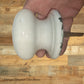 Recycled Large Antique Ceramic Ivory Door Knob 80mm dia
