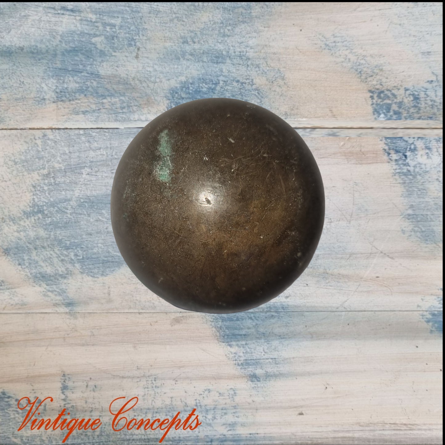 Solid Brass door knob recycled 44mm dia