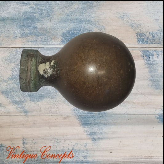 Solid Brass door knob recycled 44mm dia