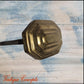 Solid Brass octangonal/rectangle door knob recycled 57x40mm