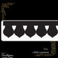 Wooden Lacework Border-Tulip (LW55) 140mm x 1050mm