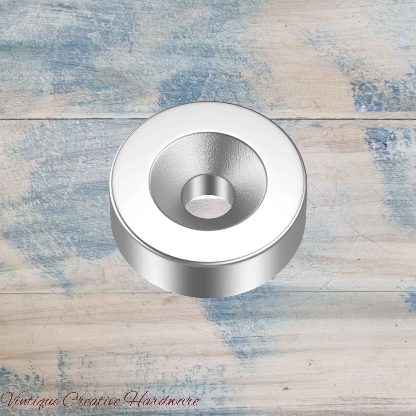 Strong Magnet for jewelry boxes, Crafts & more with hole 18mm x 3mm