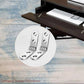heavy duty Stainless steel strap hinge 75mmx15mm Round end - Vintique Concepts
