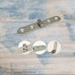steel strap hinge 65mmx13mm Round end