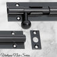 Long Throw sliding Barrel Bolt Matt Black -150x25 - Vintique Concepts