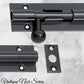 Long Throw sliding Barrel Bolt Matt Black -150x25
