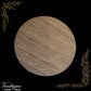 Carved wooden Round Plinth or base 100mm Dia