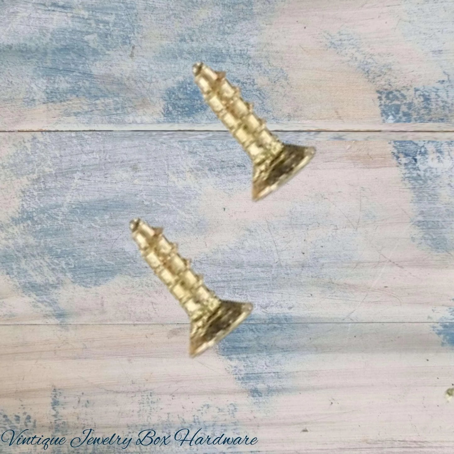 6mm M2 Solid Brass Wood Screws (Packet of 10) - Vintique Concepts