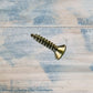 14mm long Bronze wood screw (pkt 10) M3