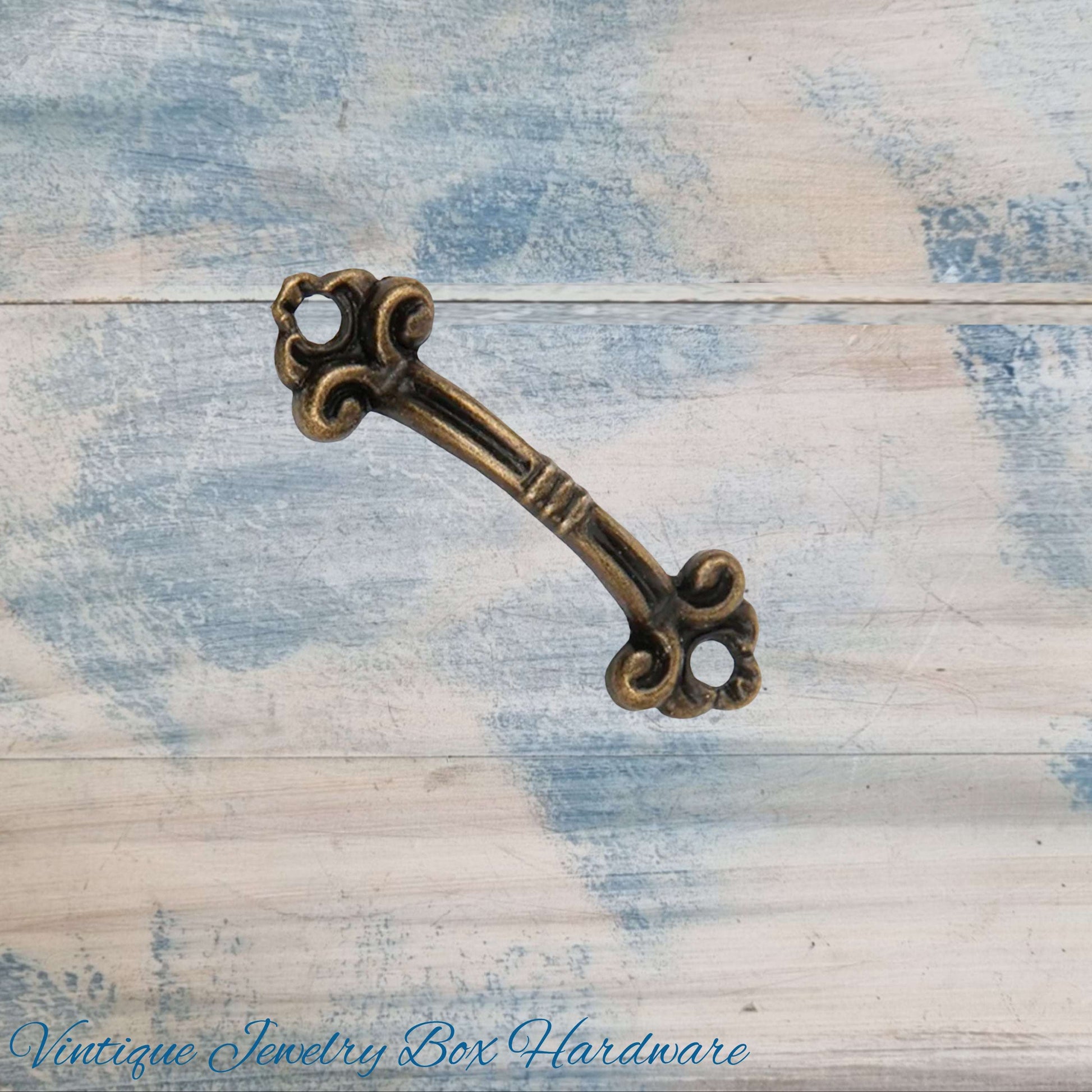 Itsy Antique Bronze Delicate jewelry vintage Handle 48mm long