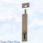 Reverse Sliding Barrel Bolt Antiqued Brass -150x32mm - Vintique Concepts